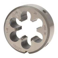 Плашка 1,0'' -8-UNC DINEN22568 HSS 2A 60 градусов 55x22мм (CzTool) Bucovice 245100BT