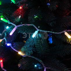 Гирлянда Нить 10 м, свечение с динамикой, прозрачный ПВХ, 230В, RGB Neon-Night 245-409