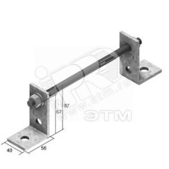 Кронштейн стеновой для KLIE Vergokan HDABIE600