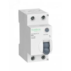 Выключатель дифференциального тока (ВДТ) 63А 2P 30мА Тип-AC 230В City9 Set SE (Systeme) C9R36263