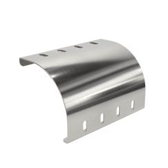 Пластина вывода кабеля для лестничных лотков осн.500 мм AISI 304, в комплекте с крепёжными элементами, необходимыми для монтажа