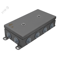 Коробка монтажная КМ IP55-1224, корпус из нержавеющей стали, количество вводов 12 Гефест-СПб КМ-IP55-1224нерж 12вв