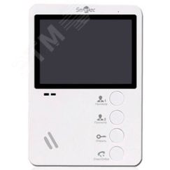 Монитор домофона с диагональю 4'' без памяти, белый Smartec ST-MS104-WT