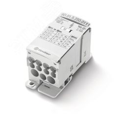 Блок распределительный на DIN-рейку/МП 250А, 1 вх.клемма 11 вых.клемм IP10 FINDER 9D.01.5.250.0111