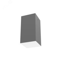 Светильник светодиодный DL-Box накладной 12Вт 3000К 90x90x170мм серый муар с рассеивателем опал Вартон V1-R0-70817-20000-2001230