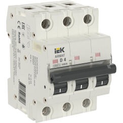 ARMAT Автоматический выключатель M06N 3P D 4А IEK
