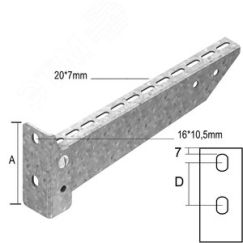 Консоль для средних нагрузок Vergokan PEWKS400
