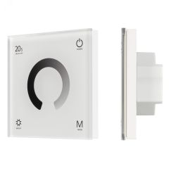 Панель SMART-P4-DIM-G-IN White (12-24V, 4x3A, Sens, 2.4G) (, IP20 Пластик, 5 лет) Arlight 034774