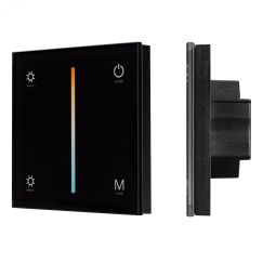 Панель SMART-P21-MIX-G-IN Black (12-24V, 4x3A, Sens, 2.4G) (IP20 Пластик, 5 лет) Arlight 033765