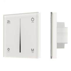 Панель SMART-P6-DIM-G-IN White (12-24V, 4x3A, Sens, 2.4G) (IP20 Пластик, 5 лет) Arlight 034781