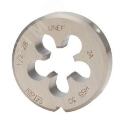 Плашка 1/2'' -28-UNEF DINEN22568 HSS 2A 60 градусов 38x10мм (CzTool) Bucovice 248120