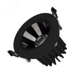 Светильник MS-FORECAST-BUILT-TURN-R102-12W Warm3000 (BK-BK, 32 deg, 230V) (IP20 металл, 5 лет) Arlight 035453