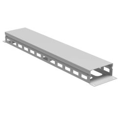 Организатор кабельный с крыш/отв 19&quot; 2U, 40 мм RAL7035