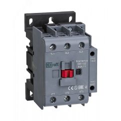 Контактор 40А 110В АС3 АС4 1НО+1НЗ КМ-102 SE (Dekraft) 22320DEK