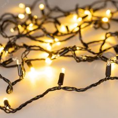 Гирлянда светодиодная декоративная ARD-STRING-CLASSIC-1000-BLACK-100LED-PULSE Warm (230V, 7W) (ARDCL, IP65) Arlight 031649