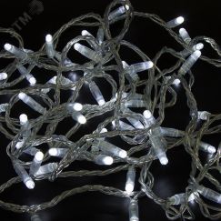 Гирлянда Нить 10 м, с эффектом мерцания, прозрачный ПВХ, белый, 200 LED Neon-Night 305-295