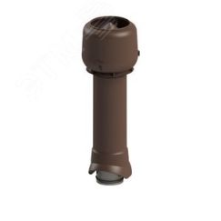 Выход вентиляционный D=125/160/700 мм с колпаком, TP-85.125/160/700, цвет коричневый Татполимер 101300037
