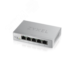 Коммутатор управляемый L2 Smart 5 портов 10/100/1000 Мб/с, 5V DC/1A Zyxel GS1200-5-EU0101F