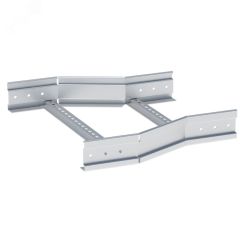 Переходник по ширине центральный лестничный усиленный 100х900х500 мм (2 мм) EKF wcltp100x900x500-2