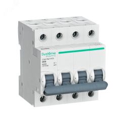 Выключатель автоматический четырехполюсный (АВ) B 50А 4P 6kA 400В City9 Set SE (Systeme) C9F16450