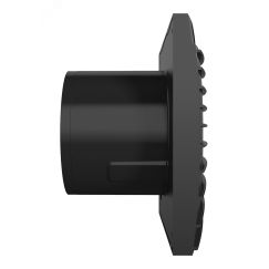 Вентилятор осевой вытяжной с обратным клапаном D100 декоративный DiCiTi SILENT 4C Matt black