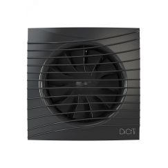 Вентилятор осевой вытяжной с обратным клапаном D100 декоративный DiCiTi SILENT 4C Obsidian