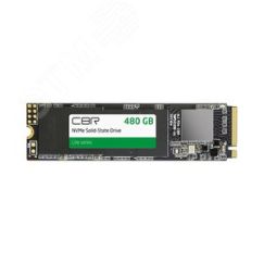 Накопитель SSD М.2 2280 480 Гб, NVMe 1.3, SM2263XT, 3D TLC NAND, 2100/1600 Мб/сек, серия Lite CBR SSD-480GB-M.2-LT22