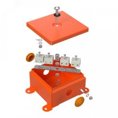 Коробка металлическая огнестойкая 70-0360-FR6.0-8 Е15-Е120 110х110х65 Промрукав 70-0360-FR6.0-8