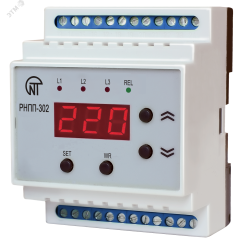 Реле напряжения трехфазное РНПП-302 Новатек-Электро 3425600302