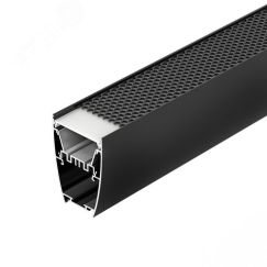 Профиль LINE-5075-U-HONEYCOMB-2000 BLACK (Arlight, Алюминий) Arlight 044885