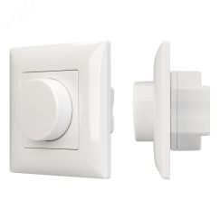 Панель SMART-P14-DIM-IN White (230V, 3A, 0-10V, Rotary, 2.4G) (ARL, IP20 Пластик, 5 лет) Arlight 025037