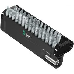 Набор бит с битодержателем Bit-Check 30 Metal 1 для работ по металлу 30 предметов WERA WE-057434