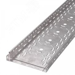 Лоток перфорированный Стандарт INOX (AISI 409) 300х50х3000 (0,8 мм) (6 м/уп) Промрукав PR16.2420