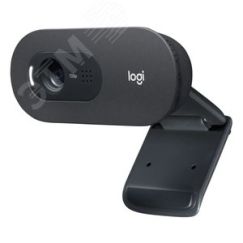 Веб-камера C505, 1280x720, 1.2 Мп, микрофон, 60град, USB 2.0, черный Logitech 960-001364