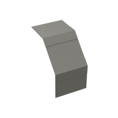 Крышка на Угол вертикальный внеш. 90°  осн. 300, стеклопластик