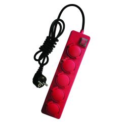 Удлинитель Титан 5х50м с заземлением выключатель с индикатором КГ 3х1.5 1 EKF USG16-R315-5-50