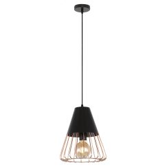Светильник подвесной (подвес) Kasimira 5050-201 1 х E27 60 Вт лофт - кантри Rivoli Б0047529