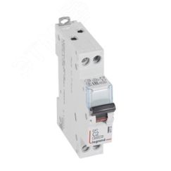 Выключатель автоматический двухполюсный 1п+N 2А С DX3 6kА/10кА LEGRAND 407735