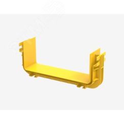 Соединение оптических лотков 240мм (с 8 винтами) Hyperline FBTR-240-CNT