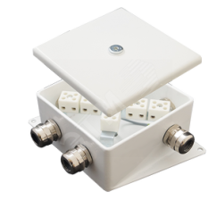 Коробка монтажная огнестойкая КМ-О (6к*60)-IP66-120х120 три ввода ACD Гефест-СПб КМ-О (6к*6,0)-IP66-120х120 ACD