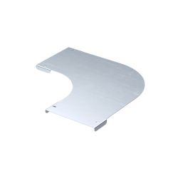 Крышка на угол горизонтальный 90 градусов 300, 1,2 мм, цинк-ламель, в комплекте с крепежными элементами необходимыми для монтажа