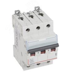 Выключатель автоматический трехполюсный 50А C DX3-E 6кА LEGRAND 407296