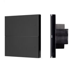 INTELLIGENT ARLIGHT Кнопочная панель SMART-DMX512-801-22-4G-4SC-DIM-IN Black (230V, 2.4G) (IARL, IP20 Пластик, 5 лет) Arlight 039312