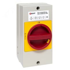 "ПК-2-13 25А 3P ""ВКЛ-ВЫКЛ"" блок. в боксе IP65 EKF" EKF pk-2k-13-25-a65