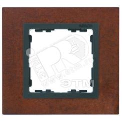 Рамка на 2 поста, S82N, окалина - графит (металл им.) Simon 82827-36