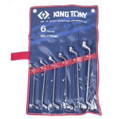 Набор накидных ключей, 6-17 мм, 6 предметов King Tony 1706MR