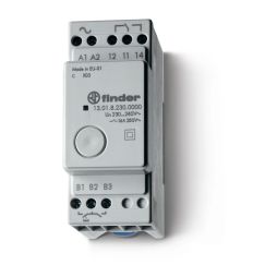 Реле модульное электронные шаговое/моностабильное, 1NO 16A, питание 230В АC, ширина 35мм, степень защиты IP20 FINDER 13.01.8.230.0000