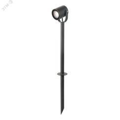 Светильник садово-парковый НТУ 35 Вт (max) GU10 грунтовой 170-240 В IP54 90х90х470 мм Sonata Gauss Gauss GD155