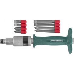 Отвертка ударная SL 8,10 (36,80 мм) PH 2,3 (36,80 мм), 9 предметов Jonnesway AG010139