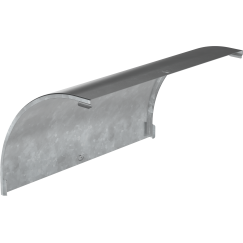 Крышка поворота плавного 90град вертикального внешнего (тип В20) ESCA 500мм HDZ IEK